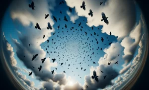 Spiritual Meaning of Crows and Birds Circling